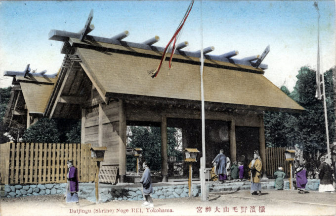 Nogeyama Daijingu, Yokohama, c. 1910. | Old Tokyo