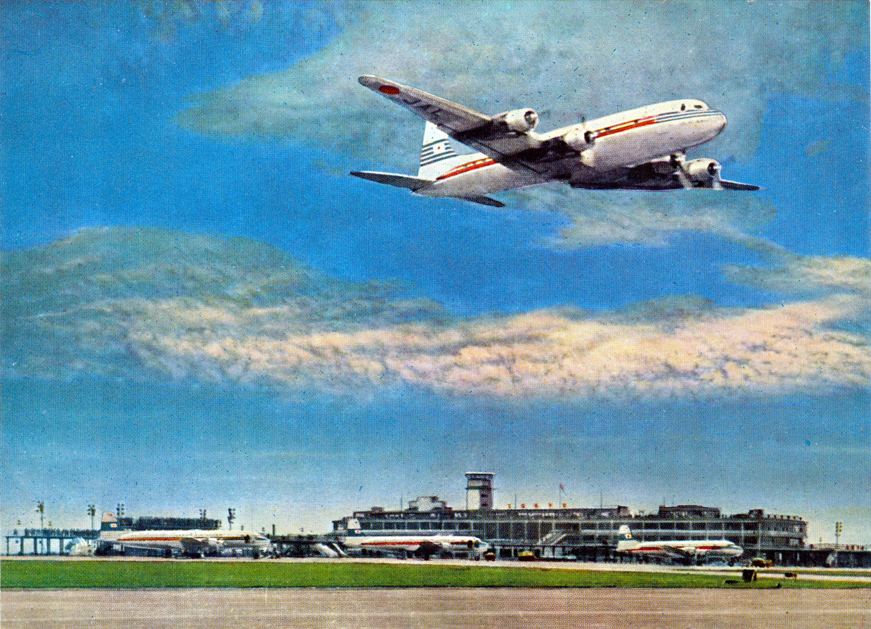 Haneda airport, c. 1960. | Old Tokyo